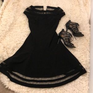 Black cocktail dress